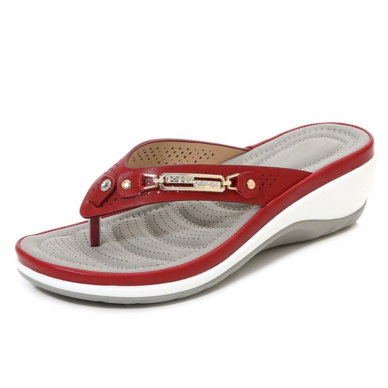 Soléna™ – Tongs Femme avec Soutien de la Voûte Plantaire | Ultra Confort