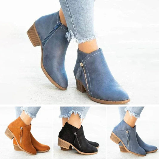 Orthopedische leren laarzen voor dames™ - Ongeëvenaard Comfort en Ondersteuning