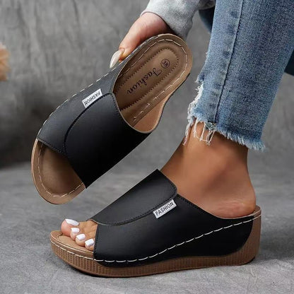 Mules femme à talon compensé 2025 – Élégantes, confortables