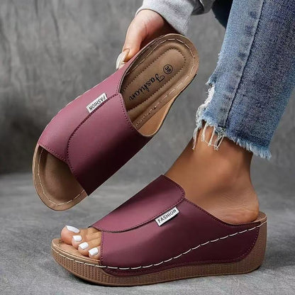 Mules femme à talon compensé 2025 – Élégantes, confortables